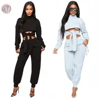 9110205 design fashion crop top front tie solid casual Outfits Clothing Women Two Piece Set 2020
9110205 design fashion crop top front tie solid casual Outfits Clothing Women Two Piece Set 2020