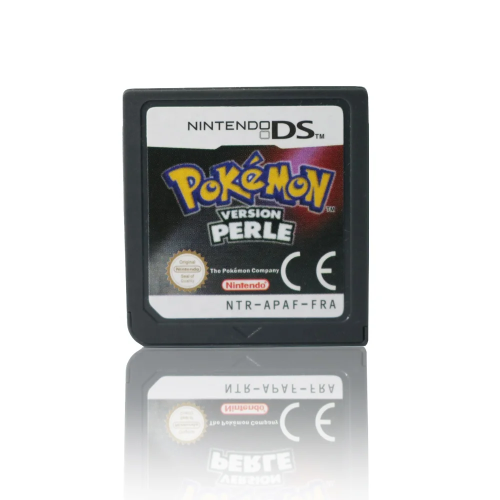 FRA Version Pokemon Pearl Version video ds Games Card for Pokemon ds Console Games Cartridge mario games, As picture shows
FRA Version Pokemon Pearl Version video ds Games Card for Pokemon ds Console Games Cartridge mario games, As picture shows