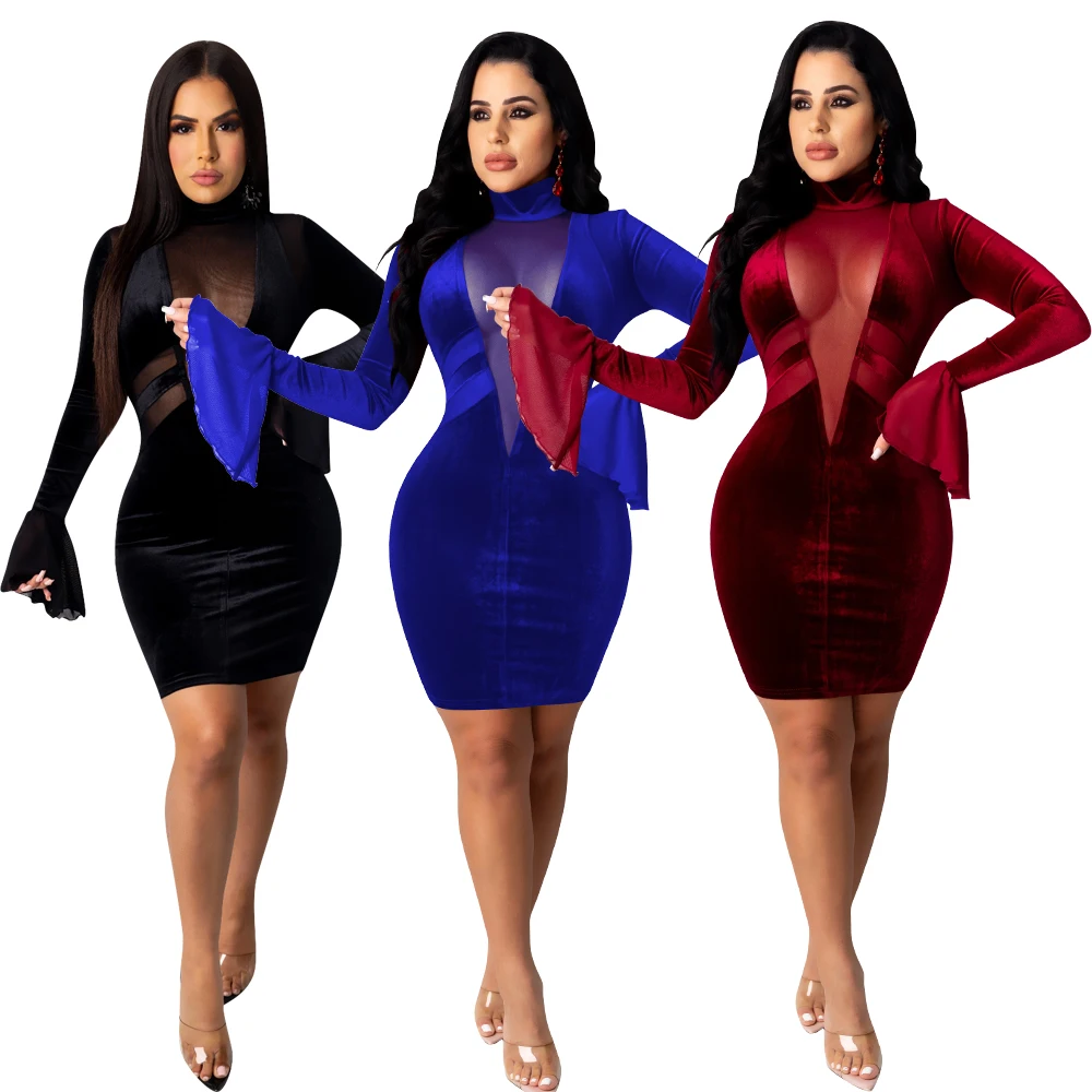 CL-361 popular v neck solid color party club dresses long sleeve lady mini clothing wears women elegant dresses casual
CL-361 popular v neck solid color party club dresses long sleeve lady mini clothing wears women elegant dresses casual