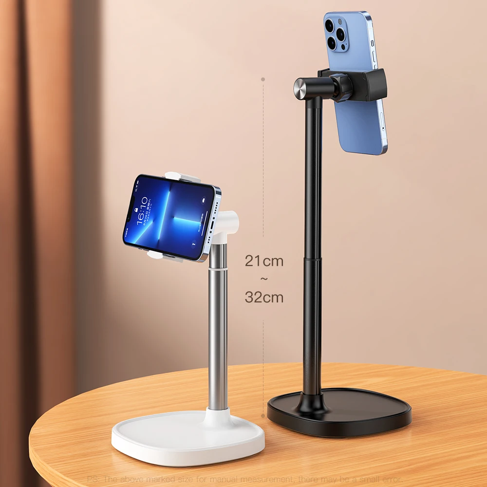 Cell Phone Stand Mount for Desk Adjustable Height Angle Phone Holder 360 Degree Rotating Desktop Phone Stand
Cell Phone Stand Mount for Desk Adjustable Height Angle Phone Holder 360 Degree Rotating Desktop Phone Stand