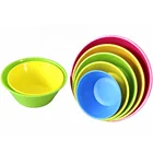 Wholesale Set Food Melamine Mixing Bowl Ecofriendly Kitchen Plastic Serving Bowls Salad Bowl Sets