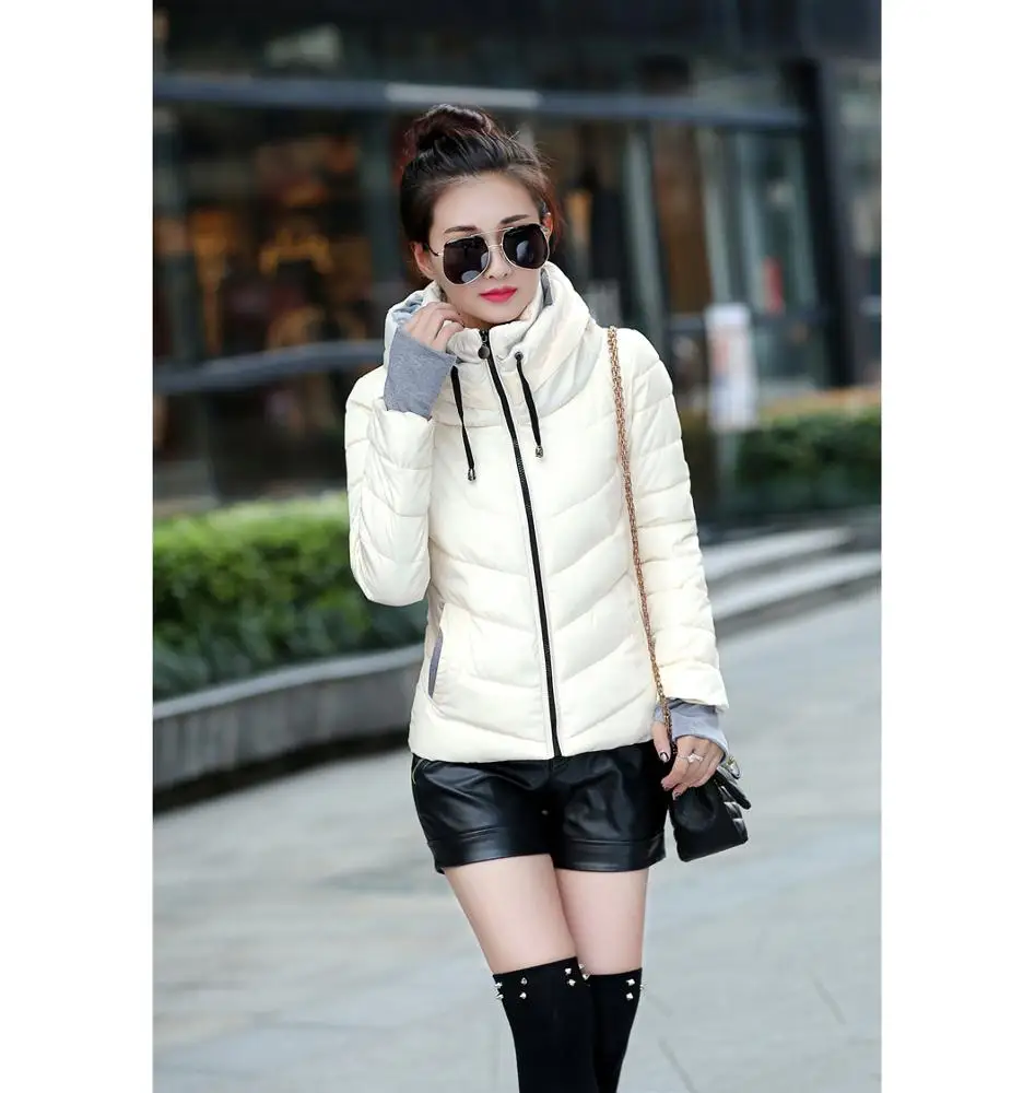 2021 Winter Jacket Womens Parka Thicken Outerwear solid hooded Coats Short Female Slim Cotton padded Women jackets
2021 Winter Jacket Womens Parka Thicken Outerwear solid hooded Coats Short Female Slim Cotton padded Women jackets