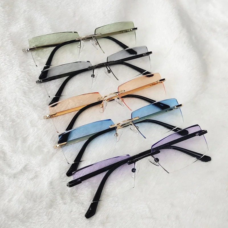 men rimless sunglasses wholesale sun glasses lens colored optical frames glasses UV400
men rimless sunglasses wholesale sun glasses lens colored optical frames glasses UV400