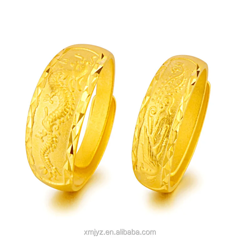 Vietnam Sand Gold Couple Model Gold Version Of Dragon And Phoenix Couple Ring Pinduoduo Taobao Red Fashion Gold Ring
Vietnam Sand Gold Couple Model Gold Version Of Dragon And Phoenix Couple Ring Pinduoduo Taobao Red Fashion Gold Ring