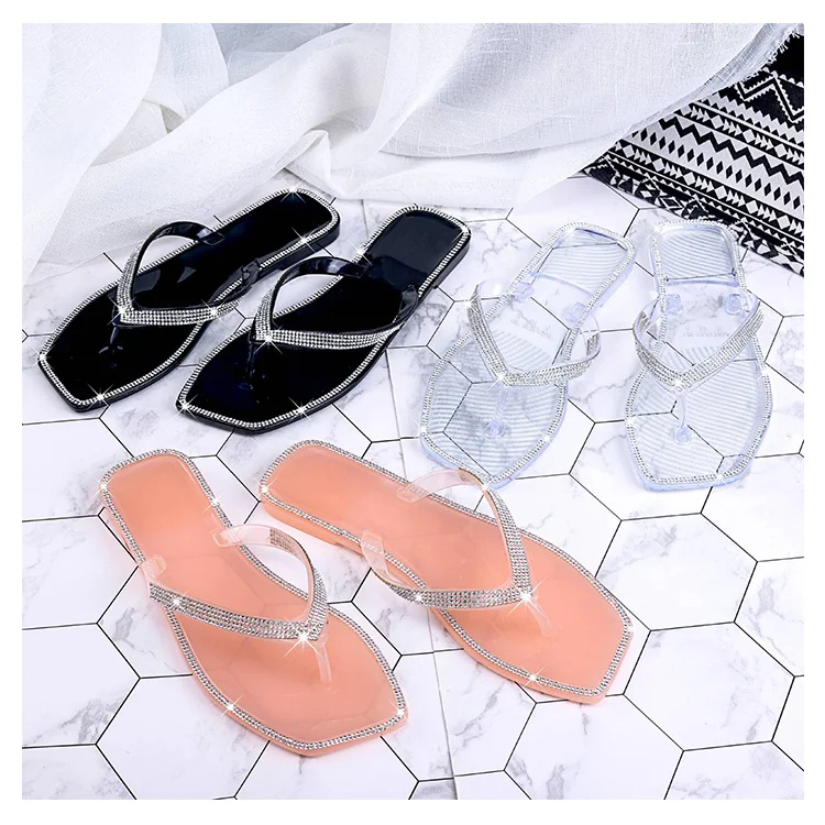 Wholesale 2022 new fashion Flip Flops slipper flat rhinestone sandals diamond jelly shoes outdoor beach thongs sandals, 3 colors
Wholesale 2022 new fashion Flip Flops slipper flat rhinestone sandals diamond jelly shoes outdoor beach thongs sandals, 3 colors