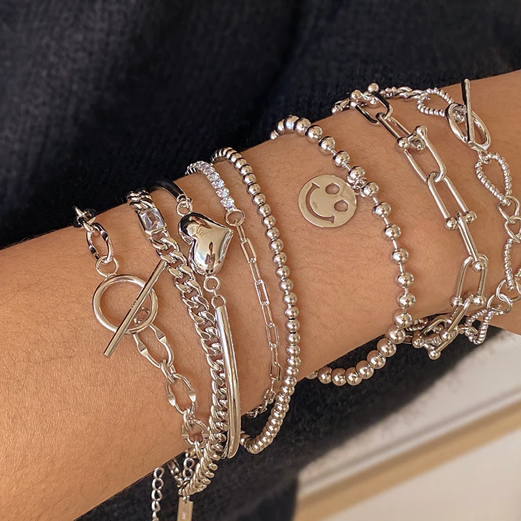 Dylam 925 Sterling Silver happy face love shape bracelet 18K Gold Plated Chain Adjustable minimalist Bracelet for wrist
Dylam 925 Sterling Silver happy face love shape bracelet 18K Gold Plated Chain Adjustable minimalist Bracelet for wrist