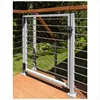 Wall Mounted Stainless Steel Cable Railing with Round Baluster