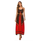 New Design Beautiful Fashion Slip Belt Beach Summer Bohemian Chiffon Long Women Sexy Elegant Dress