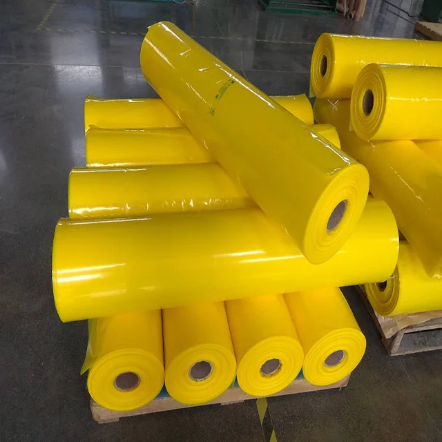 High quality yellow vci anti-rust plastic film for metals  prevent from corrosion and rust