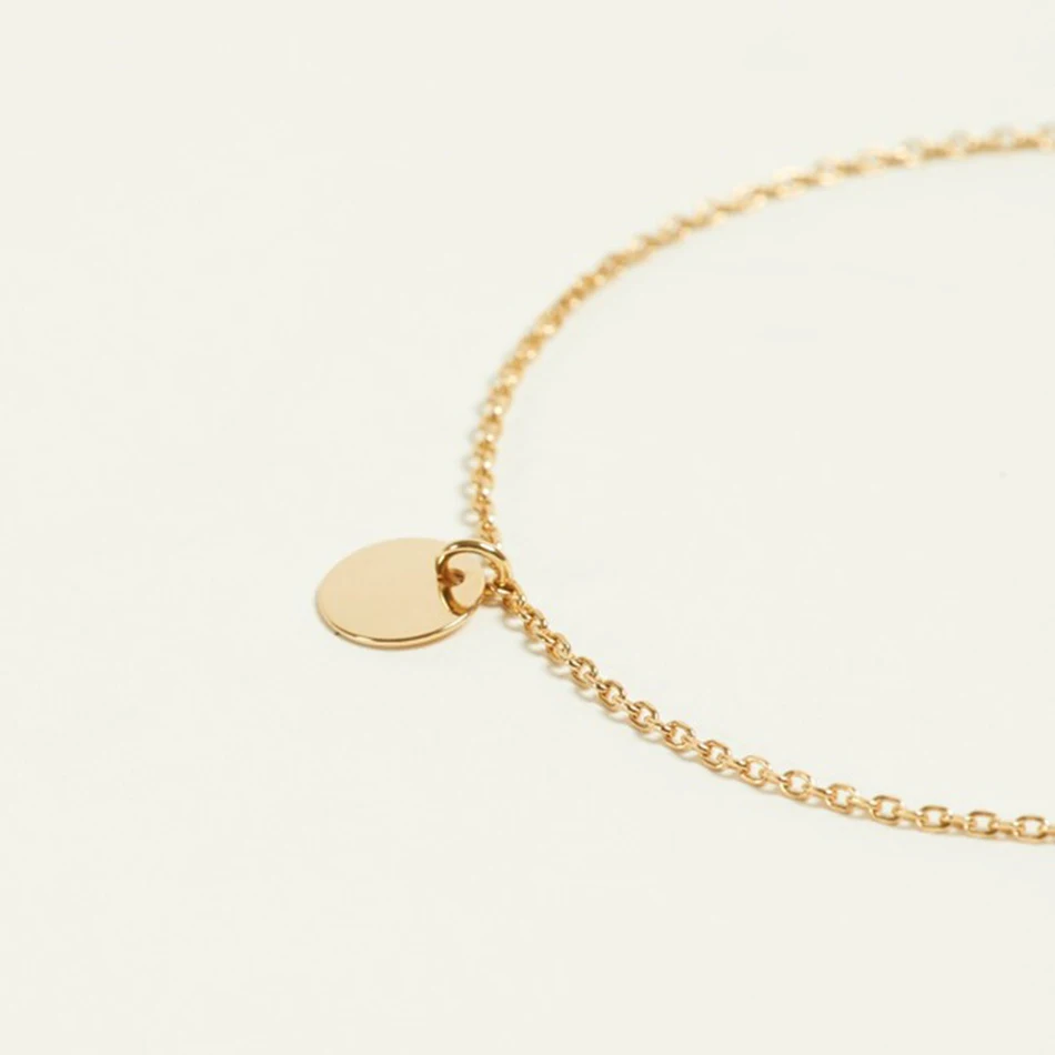 Luxury Band 925 Sterling Silver 18k Gold Plated Simple Coins Woman Bracelet Fashion Jewelry, Customized color
Luxury Band 925 Sterling Silver 18k Gold Plated Simple Coins Woman Bracelet Fashion Jewelry, Customized color