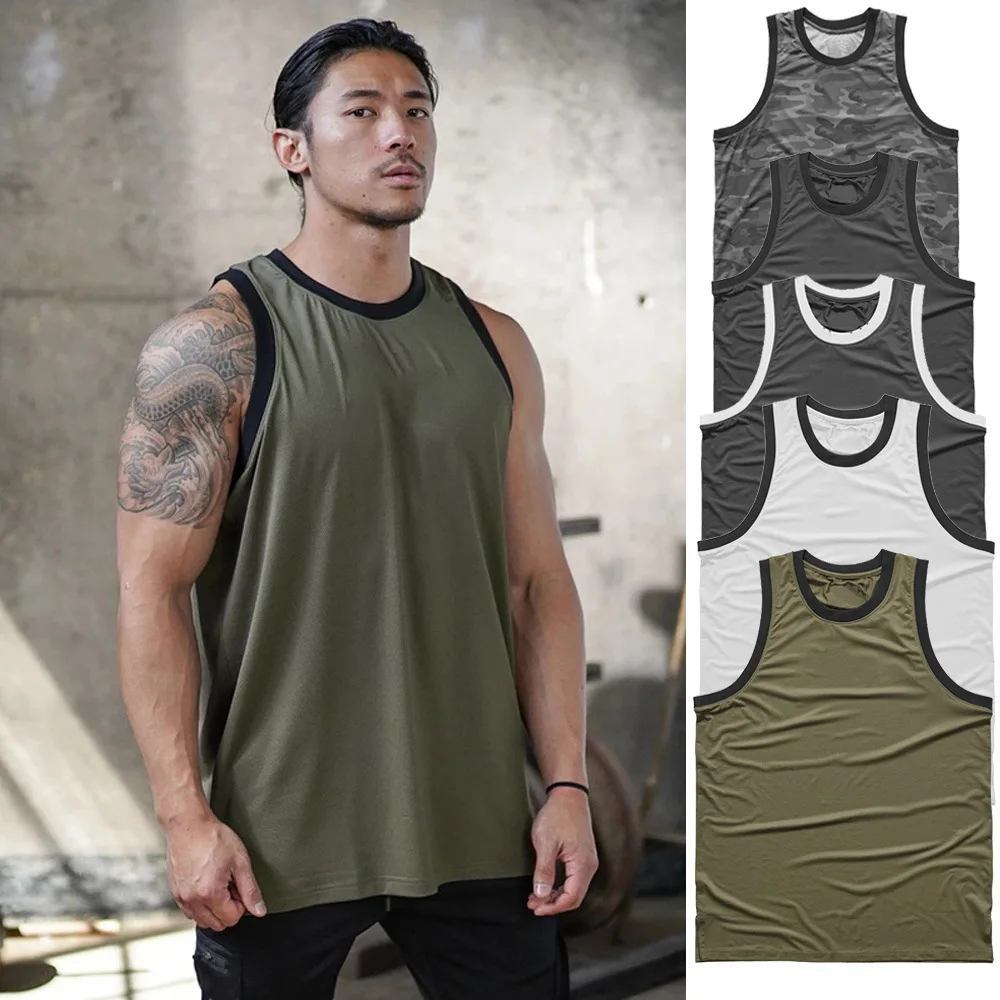 Summer Hot Selling Mesh Slim Vest Blank Design Round Hem Movement Gym Breathable Quick Dry Mens Tank Tops Workout Vest
Summer Hot Selling Mesh Slim Vest Blank Design Round Hem Movement Gym Breathable Quick Dry Mens Tank Tops Workout Vest