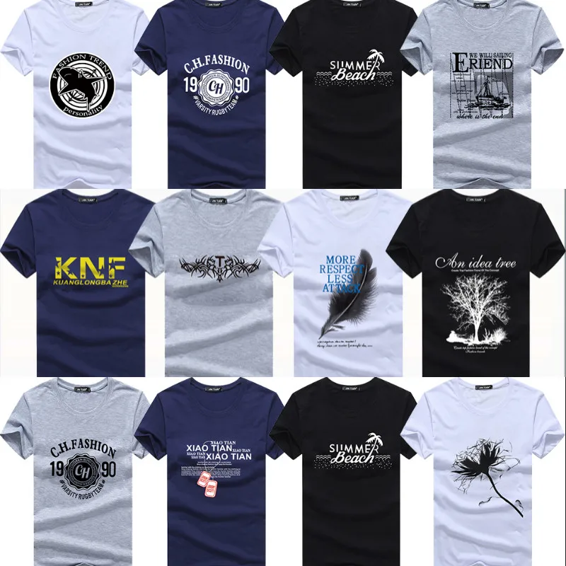 Low-priced men's short-sleeved T-shirts cross-border summer fashion men's t-shirts wholesale beach
Low-priced men's short-sleeved T-shirts cross-border summer fashion men's t-shirts wholesale beach
