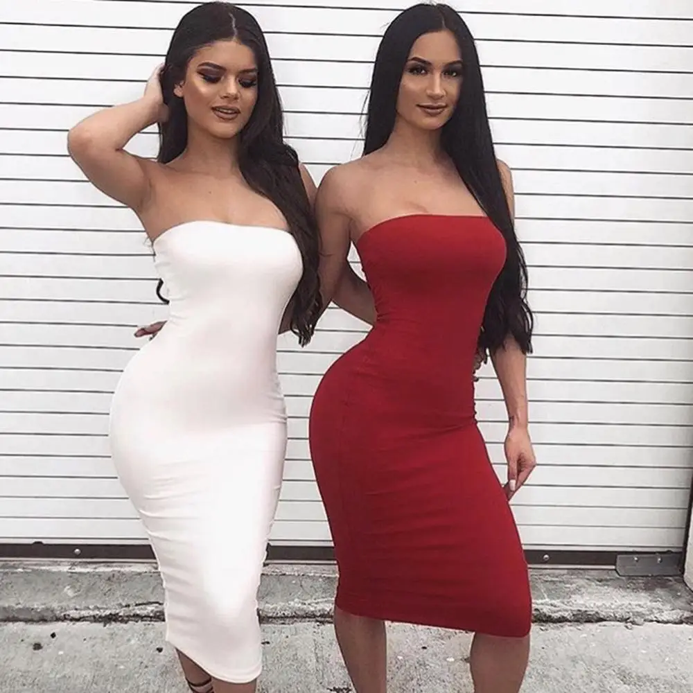 TOB Women's Sexy Summer Basic Stretch Sleeveless Bodycon Wrap Backless Pencil Casual Dress
TOB Women's Sexy Summer Basic Stretch Sleeveless Bodycon Wrap Backless Pencil Casual Dress