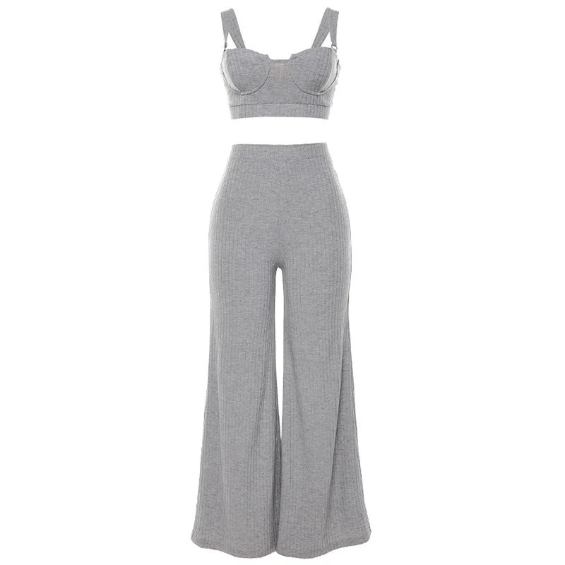 2020 new arrivals summer designs fashion trending women sexy two pieces full length pants set top with long trousers
2020 new arrivals summer designs fashion trending women sexy two pieces full length pants set top with long trousers