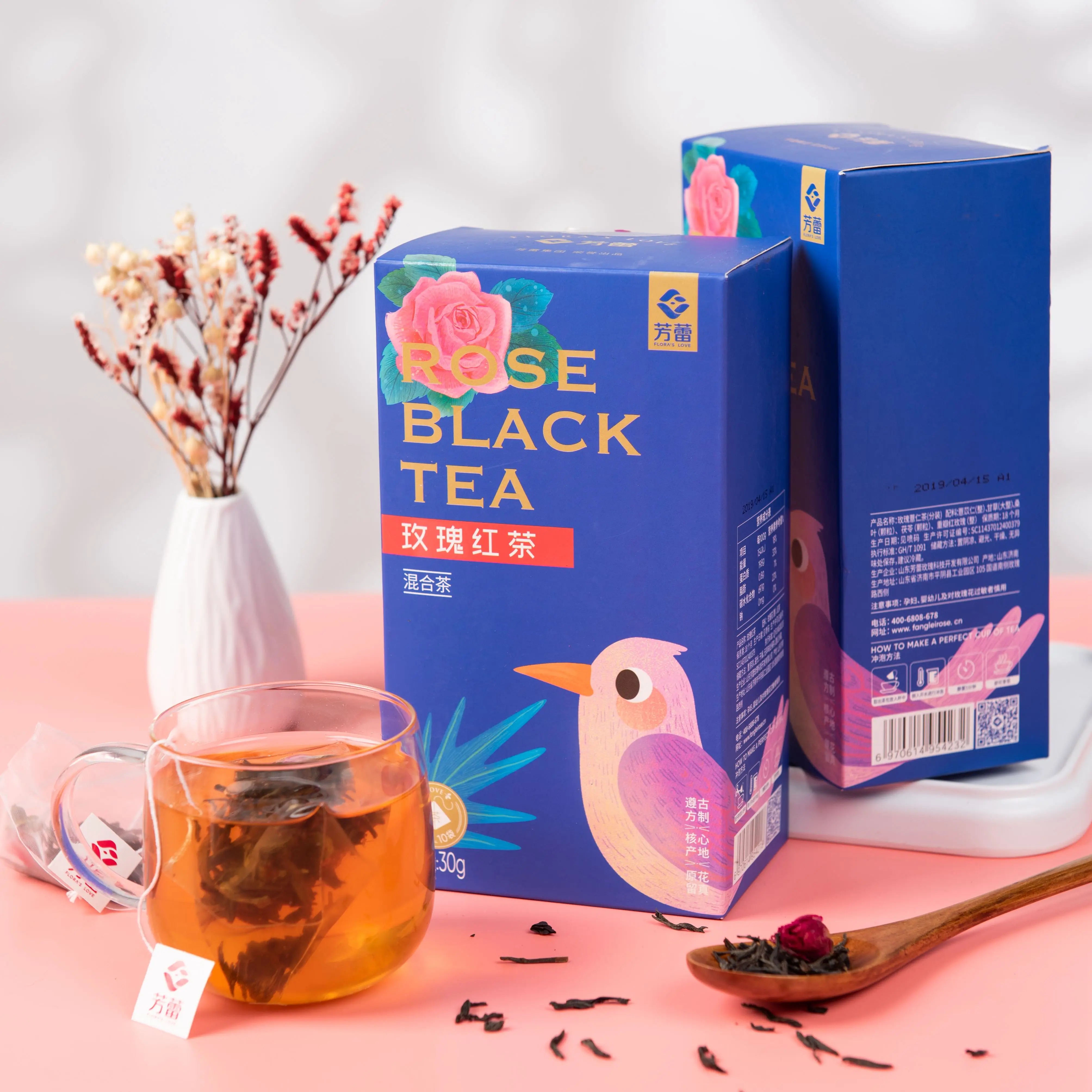 rose black tea blend herbal tea