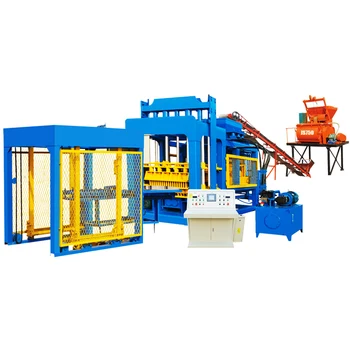 QT10-15 fully automatic fly ash sand building brick manufacturing concrete block making machine germany