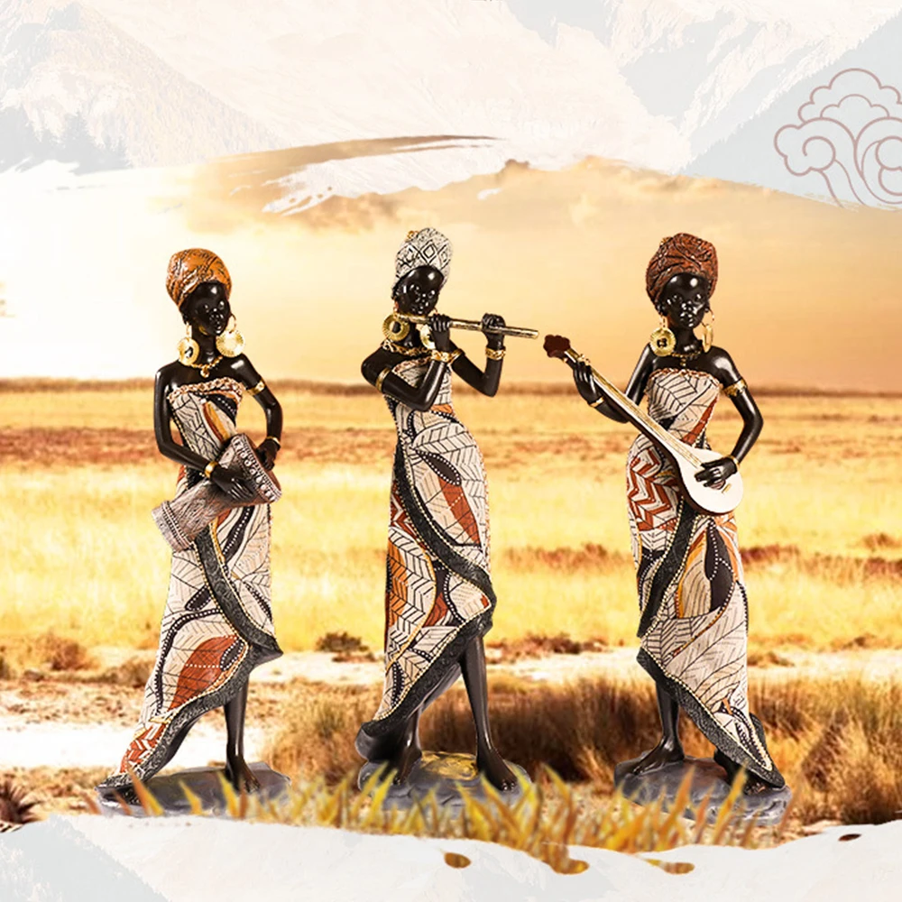 Abstract African Tribal Lady Sculpture Ornament Tribal Lady Figurine Miniature Girl Statue Ornament Living Room Decoration Gift
Abstract African Tribal Lady Sculpture Ornament Tribal Lady Figurine Miniature Girl Statue Ornament Living Room Decoration Gift