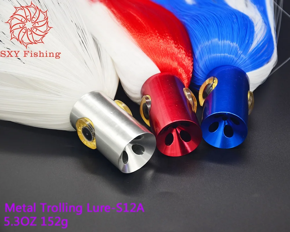 SXY FISHING Metal Trolling lures Big game lures metal head bait fishing lures 152g 5.3OZ 12inch S12A
SXY FISHING Metal Trolling lures Big game lures metal head bait fishing lures 152g 5.3OZ 12inch S12A