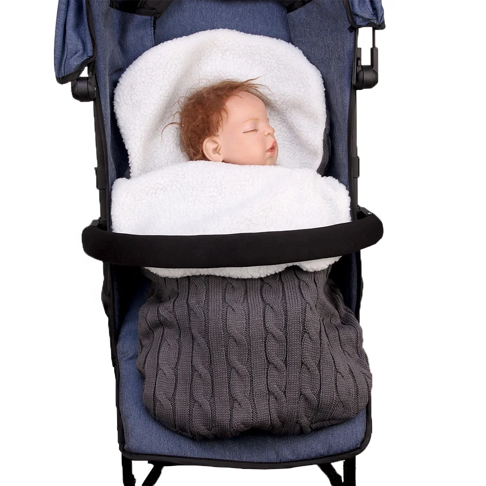 Warm Baby Sleeping Bags Padded Baby Thickened Knitted Thermal Sleeping Bags Soft Sweater Sleeping Bags Stroller
Warm Baby Sleeping Bags Padded Baby Thickened Knitted Thermal Sleeping Bags Soft Sweater Sleeping Bags Stroller