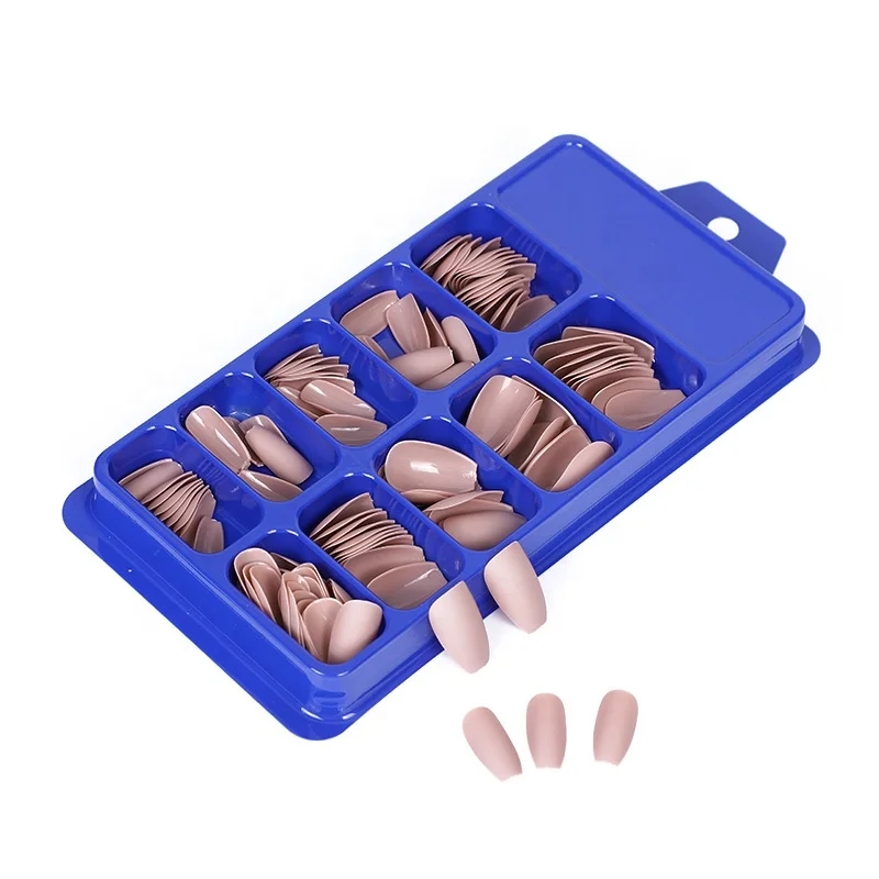 120pcs/set Nail Art DIY Pure Color Sensual Matte Ballet Blue Box Fake Nails Full Cover Coffin Press on Trapezoidal False Nails, Multiple colour
120pcs/set Nail Art DIY Pure Color Sensual Matte Ballet Blue Box Fake Nails Full Cover Coffin Press on Trapezoidal False Nails, Multiple colour
