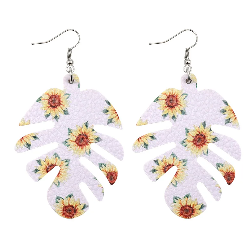 Hot Sale New Arrival Trendy PU Leather Colorful Earring for Women Double-sided Flower Drop Earrings Party Jewelry
Hot Sale New Arrival Trendy PU Leather Colorful Earring for Women Double-sided Flower Drop Earrings Party Jewelry