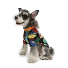 Pet European abstract style coats and jacket Autumn Winter 100% cotton No harmful For Small Medium Large Dog and cat