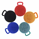 Cheap Wireless Outdoor Portable Handmade Fabric Audio Mini Round Wireless Bluetooths Speaker