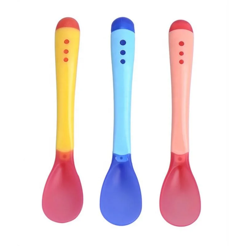 Temperature Sensing Silicone Baby Tableware Spoon and Fork Set with Wholesale Price, Customized
Temperature Sensing Silicone Baby Tableware Spoon and Fork Set with Wholesale Price, Customized