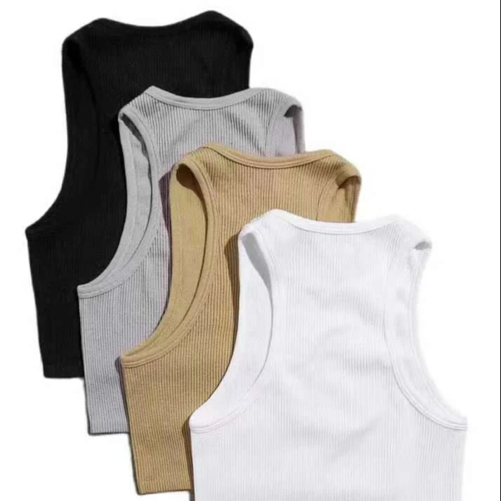 4PCS Wholesale Custom Logo Lady Seamless Rib Knit Sports Women Clothing Tank Top with Multicolor
4PCS Wholesale Custom Logo Lady Seamless Rib Knit Sports Women Clothing Tank Top with Multicolor