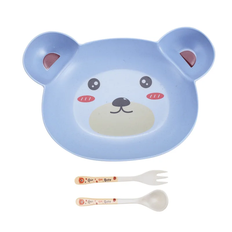 Amazon's best-selling product bamboo fiber children's meal plate set of three cartoon rice bowl fork set
Amazon's best-selling product bamboo fiber children's meal plate set of three cartoon rice bowl fork set