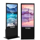 65 inch digital signage display stand touch screen advertising players with software