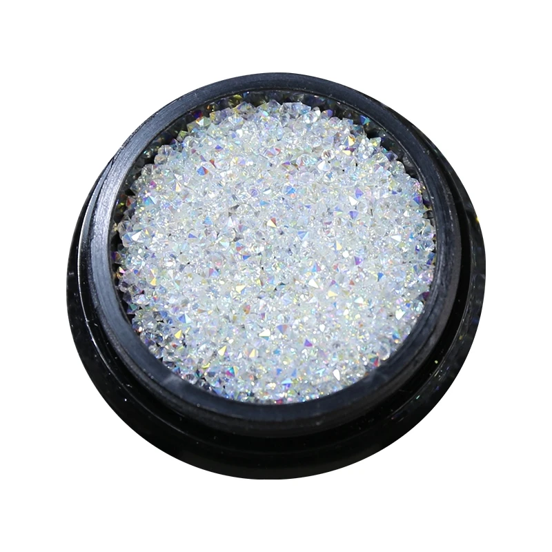Over 18 Colors New 1440pcs/bag Mini Nail Micro Zircon Nail Art Pixie Dust For Micro Diamond Nail Art Designs
Over 18 Colors New 1440pcs/bag Mini Nail Micro Zircon Nail Art Pixie Dust For Micro Diamond Nail Art Designs