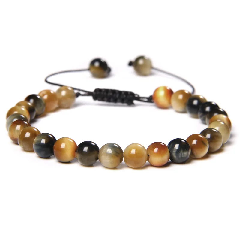 Gemstone Jewelry Rope Braided Tiger Eye Stone Fashion Vintage Women Beaded Energy Adjustable Bracelets, As picture
Gemstone Jewelry Rope Braided Tiger Eye Stone Fashion Vintage Women Beaded Energy Adjustable Bracelets, As picture