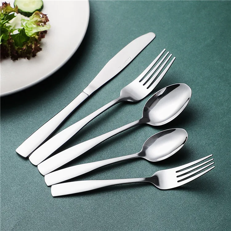 custom logo wedding restaurant tableware metal spoon and fork high quality stainless steel cutlery set silver cutlery, Customized
custom logo wedding restaurant tableware metal spoon and fork high quality stainless steel cutlery set silver cutlery, Customized