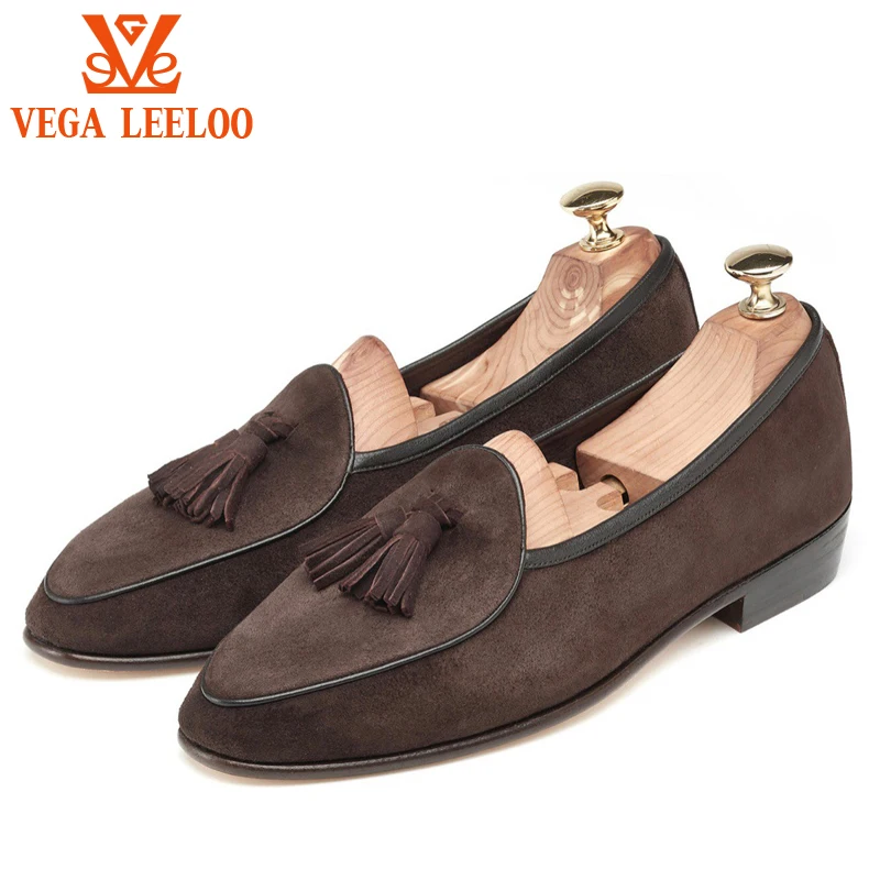 Tassel Loafers Suede Leather Quality Trendy Dress Shoes Casual No Lace Men's Leather Footwear Multiple Colors, Black/blue/green/brown/khaki
Tassel Loafers Suede Leather Quality Trendy Dress Shoes Casual No Lace Men's Leather Footwear Multiple Colors, Black/blue/green/brown/khaki