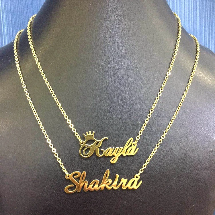 Hot Selling 18k Gold Plated Customized Pendant 316L Stainless Steel 3D Personalized Name Custom Letter Rose Gold Necklace Models
Hot Selling 18k Gold Plated Customized Pendant 316L Stainless Steel 3D Personalized Name Custom Letter Rose Gold Necklace Models