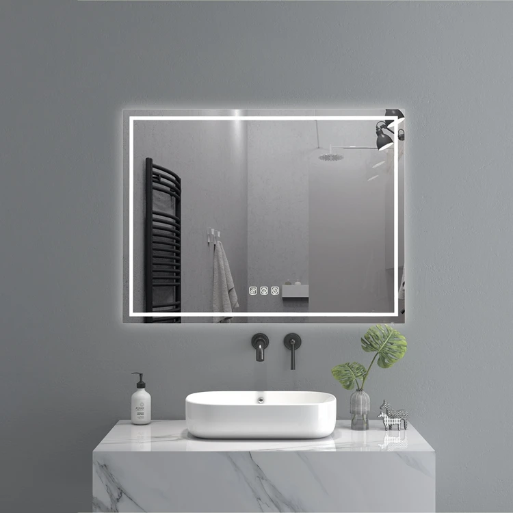 Touch Sensor Frameless Wall Mounted Led Mirror With Wireless Speaker For Hotel Bathroom
Touch Sensor Frameless Wall Mounted Led Mirror With Wireless Speaker For Hotel Bathroom