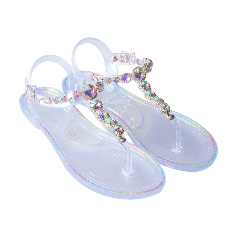 2021 Color diamond Fashion Summer Women Sandals Clear Shoes Slip-On Jelly Shoes Ladies Flat Beach Sandals Outdoor Holiday Slides
2021 Color diamond Fashion Summer Women Sandals Clear Shoes Slip-On Jelly Shoes Ladies Flat Beach Sandals Outdoor Holiday Slides