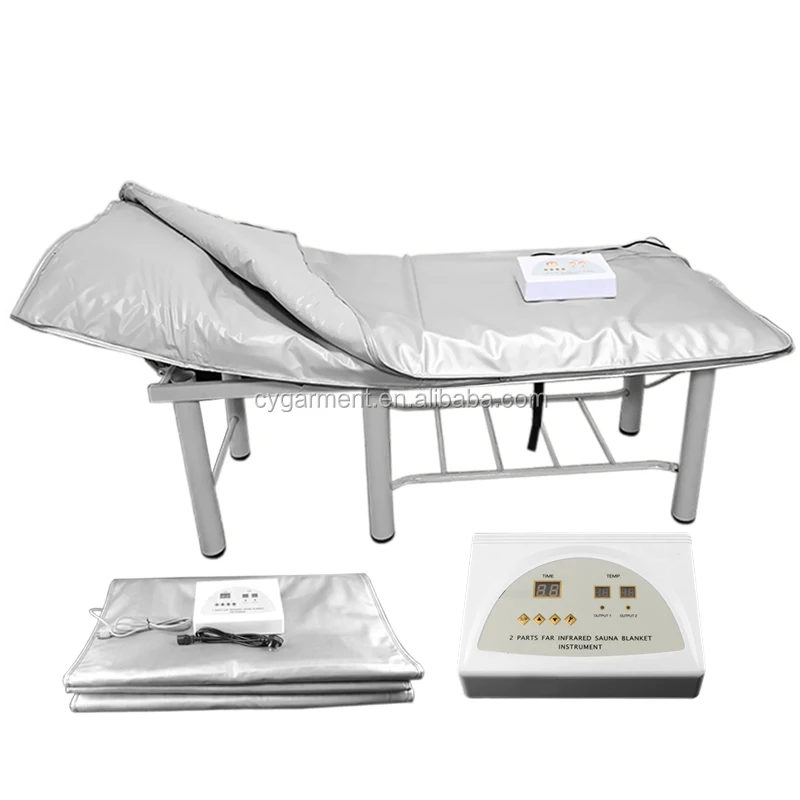Far infrared sauna pressotherapy thermal slimming blanket beauty salon equipment, Silver
Far infrared sauna pressotherapy thermal slimming blanket beauty salon equipment, Silver