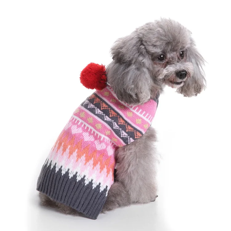 Wholesale Christmas Colorful Warm Double Layered Jacquard Dog Pullover Coat Custom Pet Sweater Clothes, Customized color
Wholesale Christmas Colorful Warm Double Layered Jacquard Dog Pullover Coat Custom Pet Sweater Clothes, Customized color