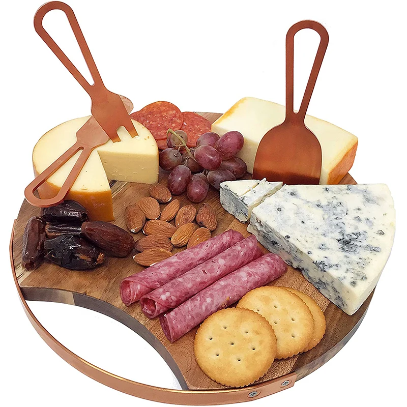 Wholesale Customized 10.5inch Magnetic Wood Cheese board Kitchen household round cutting board
Wholesale Customized 10.5inch Magnetic Wood Cheese board Kitchen household round cutting board