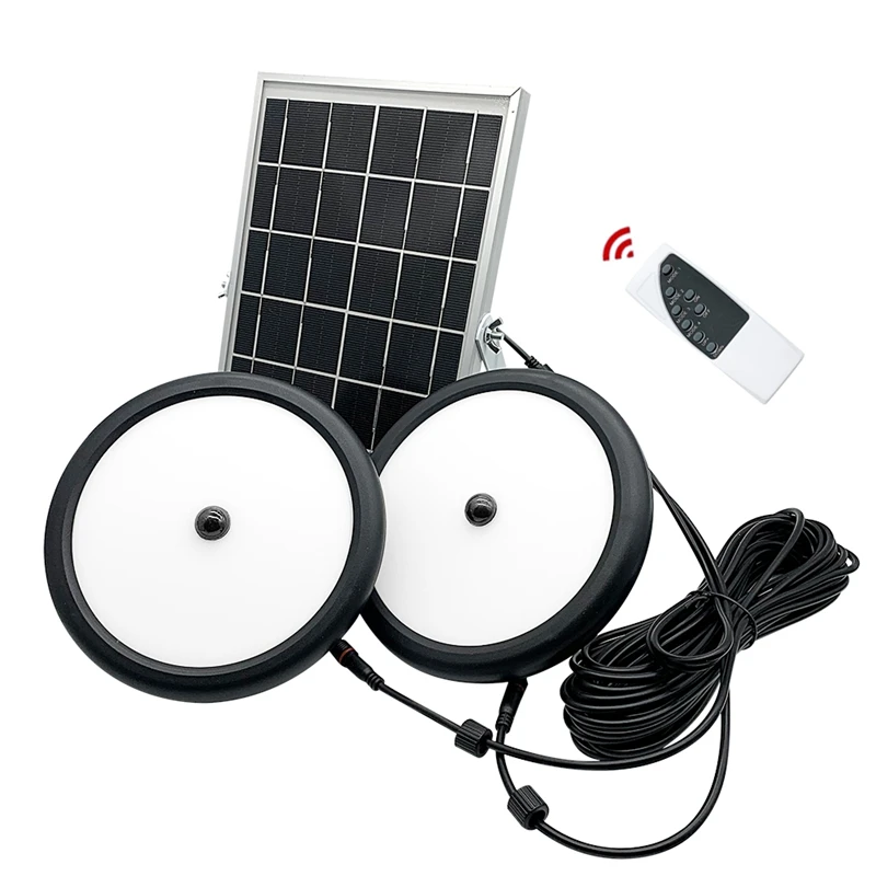 Waterproof 2 Head LED Solar Pendant Light Outdoors Indoor Solar Chandelier Lamp with Line Warm White/White Garden Lighting
Waterproof 2 Head LED Solar Pendant Light Outdoors Indoor Solar Chandelier Lamp with Line Warm White/White Garden Lighting