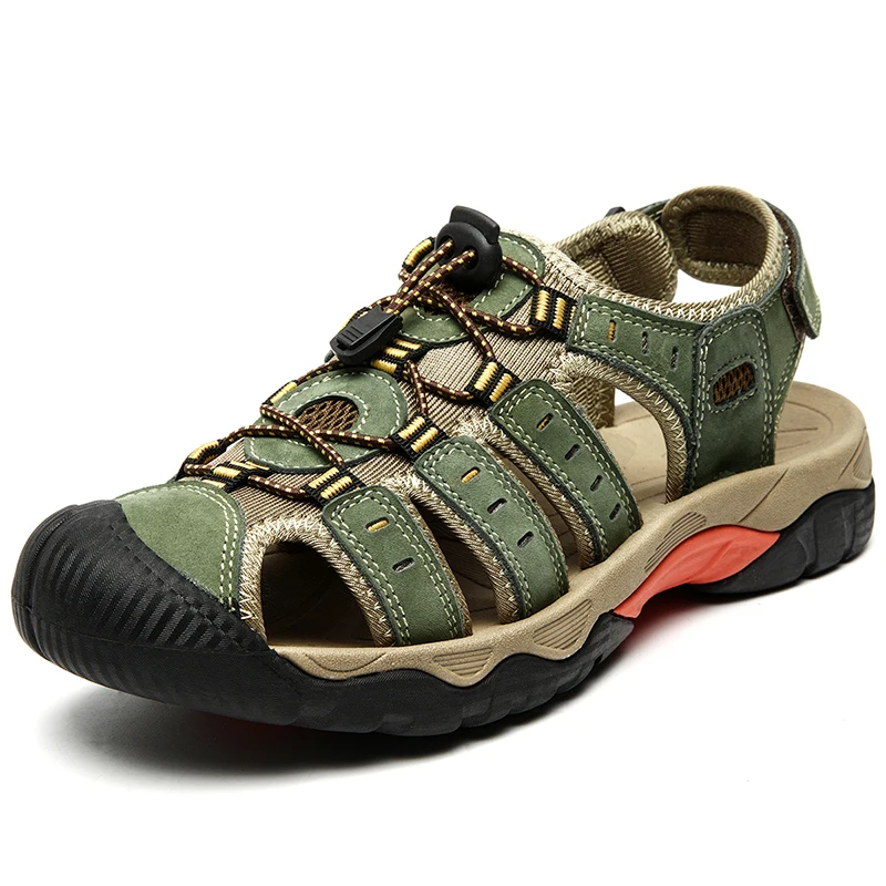 Wholesale Outdoor Casual Beach Sandals Anti-slip Durable Shock Absorption Men Leather Sandals
Wholesale Outdoor Casual Beach Sandals Anti-slip Durable Shock Absorption Men Leather Sandals