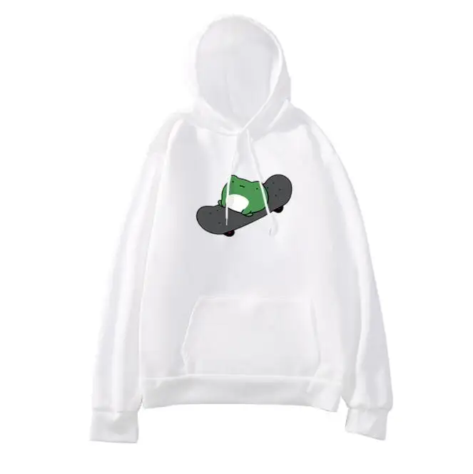 2020 new cartoon trendy brand skateboard frog oversized Harajuku warm drawstring hoodie
2020 new cartoon trendy brand skateboard frog oversized Harajuku warm drawstring hoodie