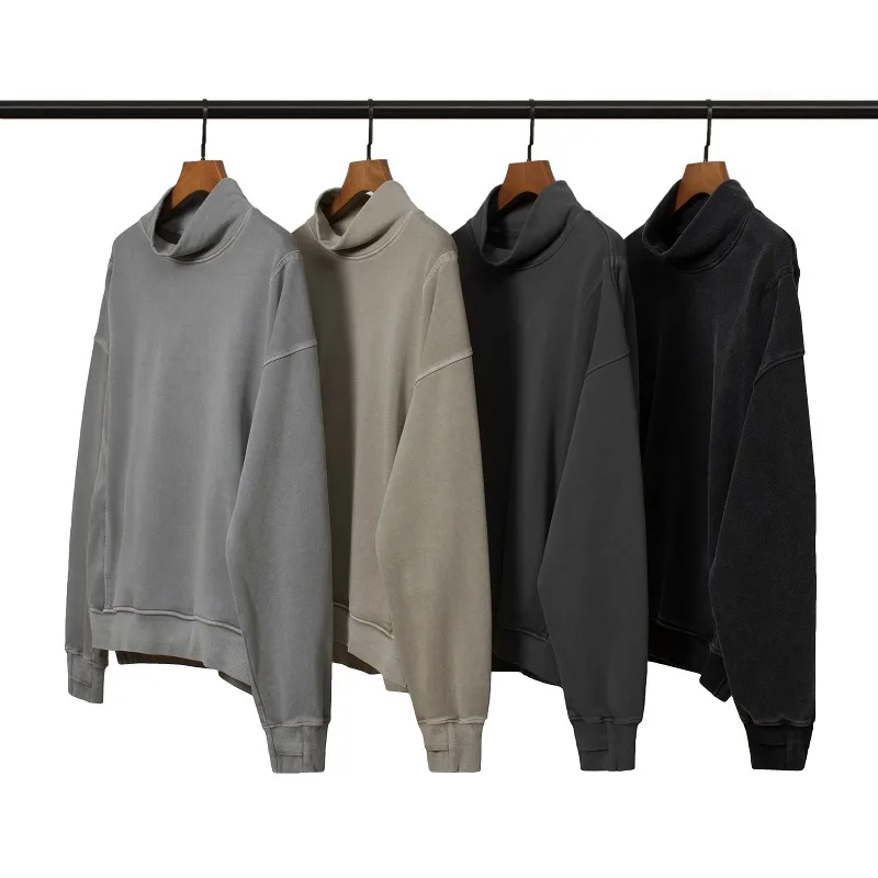 98% Cotton French Custom Oversized 2019 New Retro High Collar Terry Cloth Hoodie, Black
98% Cotton French Custom Oversized 2019 New Retro High Collar Terry Cloth Hoodie, Black