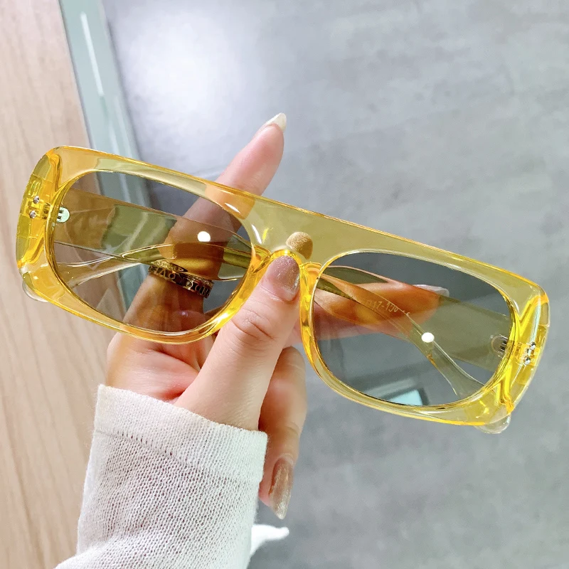 New Trendy Sunglasses Women European And American Personality Polarized Transparent Blue Frame Sunglasses Wholesale
New Trendy Sunglasses Women European And American Personality Polarized Transparent Blue Frame Sunglasses Wholesale
