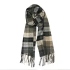 Acrylic Cashmere Tartan Plaid Pashmina Shawl Scarf