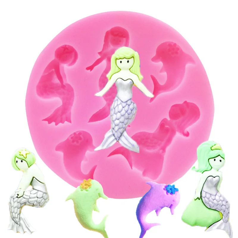 Mermaid Shape Silicone Mold Fondant Cake Mold Cake Decoration Chocolate Mold Making Crafts Bakeware Tool Accessories Supplies
Mermaid Shape Silicone Mold Fondant Cake Mold Cake Decoration Chocolate Mold Making Crafts Bakeware Tool Accessories Supplies