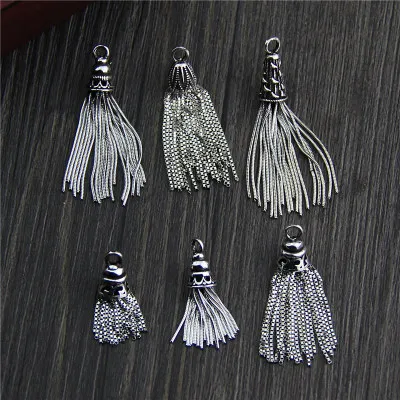925 Sterling Silver DIY Tassel Pendant Fashion Vintage Charms DIY Bracelet Necklace For Jewelry Accessories Making Wholesale
925 Sterling Silver DIY Tassel Pendant Fashion Vintage Charms DIY Bracelet Necklace For Jewelry Accessories Making Wholesale