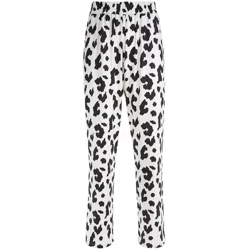 wholesale comfy casual hip top high elastic waist cow printing loose wide leg pants for women
wholesale comfy casual hip top high elastic waist cow printing loose wide leg pants for women